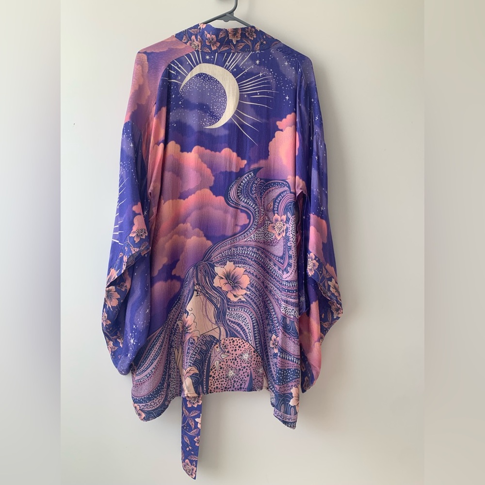 Spell Luna Short Robe S/M NWT - Picture 4 of 5